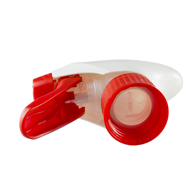 Newly Designed 28mm Colored Acid Alkali Resistant Non-Spill Cleaner All Plastic Trigger Sprayer PP Garden Sprayer Head Bottles