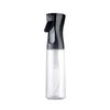 Wholesale 300ml White Black Plastic Fine Mist Continuous Spray Bottle Reusable Salon Hair Sprayer Bottle