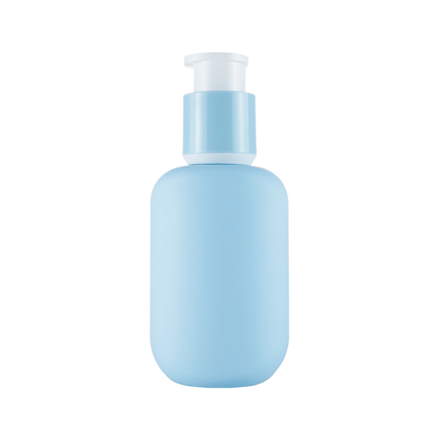 Unique 30ml 50ml 80ml Blue PE Skin Care Cosmetic Lotion Pump Bottle Plastic Travel Shower Gel Shampoo Bottles