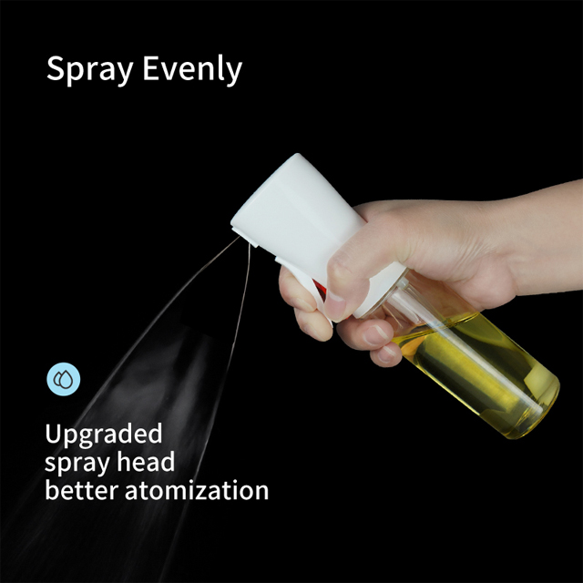 Reusable Cooking Oil Spray Bottle Multifunctional Olive Oil Vinegar Dispenser for Household Kitchen Outdoor Barbecue