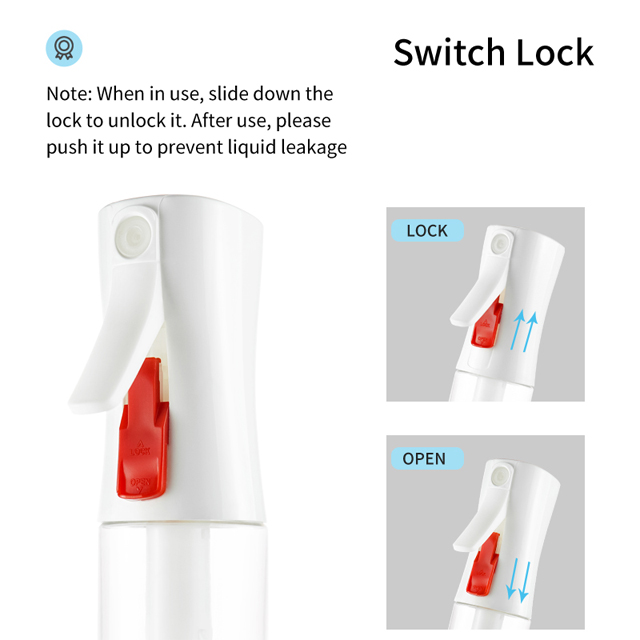 2025 New 80ml 100ml 6oz Plastic Multi-functional Beauty Hair Continuous Spray Bottle Portable Fine Mist Travel Spray Bottle